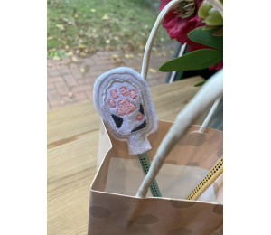 Stickdatei - ITH Stifteaufsatz Pfote